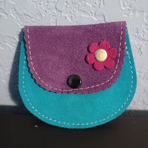 Girl's Leather Coin Pouch